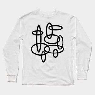 elliptical design -01- Long Sleeve T-Shirt